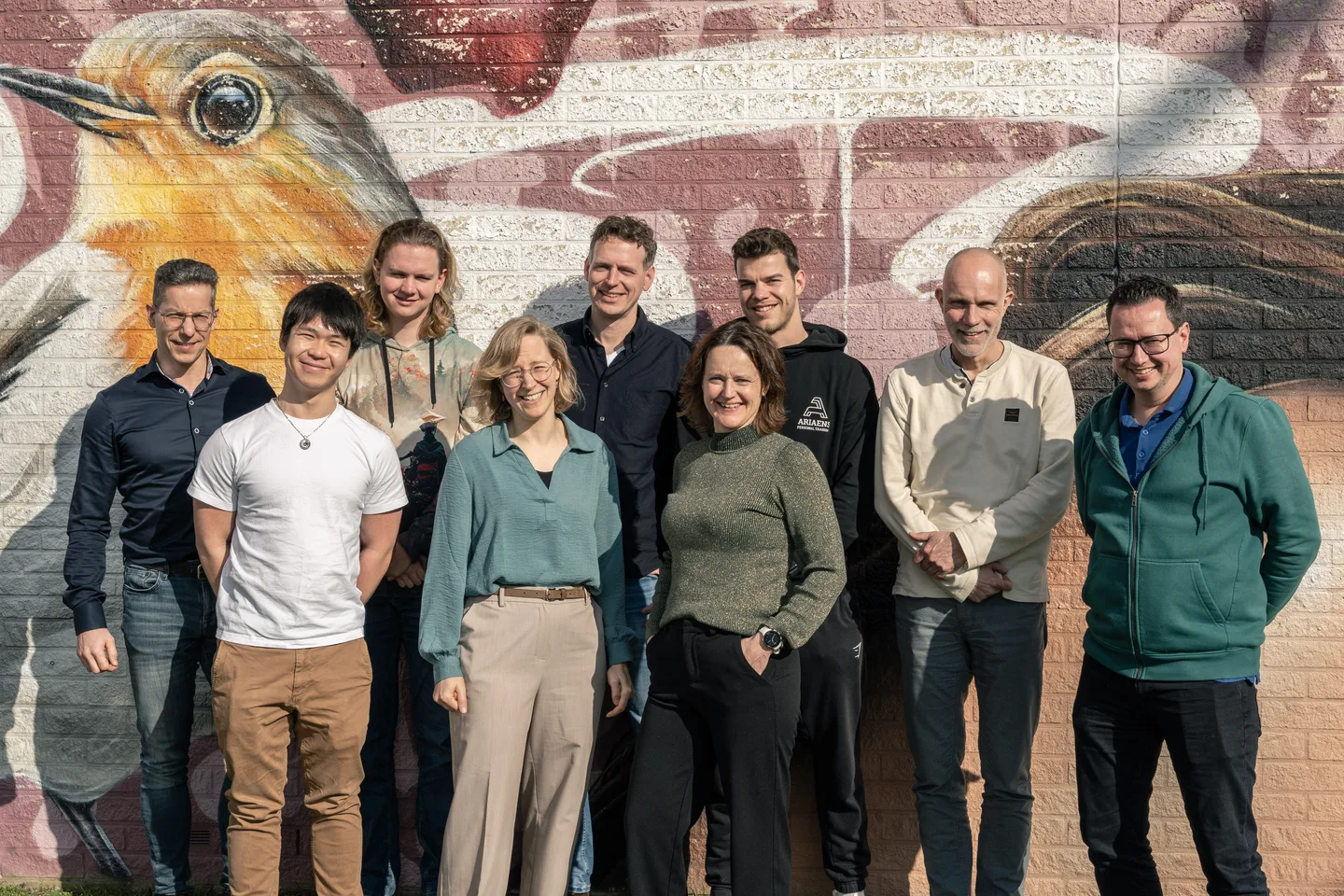 Teamportret van Monter Leefstijl in de ontvangstruimte
